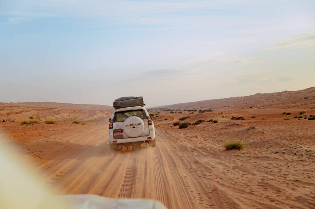4x4 dans le désert à Oman