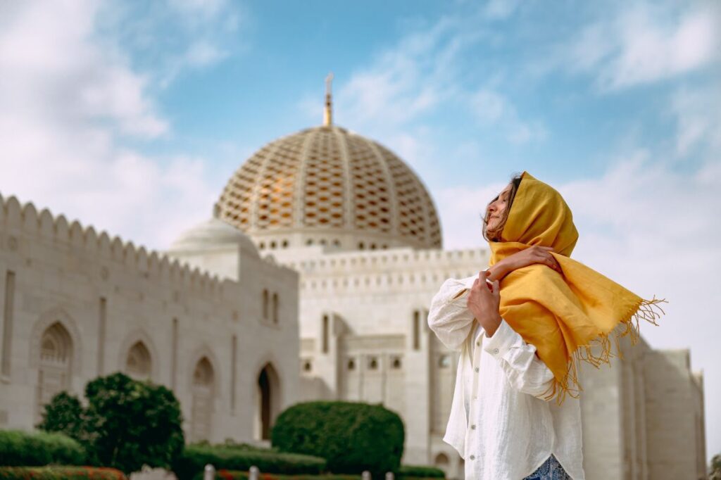 Mosquée de Muscat à Oman